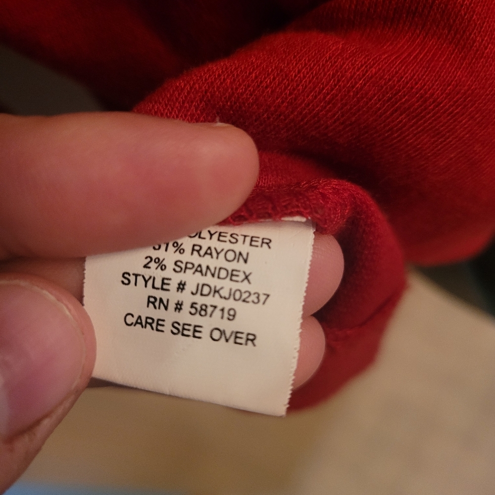 Notations Red Casual Jacket Size Medium - image 7